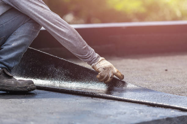 Professional Emergency Waterproofing technician working in Elwood, NJ